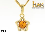 Jewellery GOLD pendant.  Stone: amber. TAG: nature; name: GP156; weight: 1.5g.