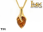 Jewellery GOLD pendant.  Stone: amber. TAG: ; name: GP316-1; weight: 0g.