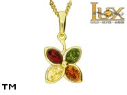 Jewellery GOLD pendant.  Stone: amber. TAG: nature, signs; name: GP392; weight: 2.08g.