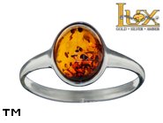 Jewellery SILVER sterling ring.  Stone: amber. TAG: ; name: R-A12; weight: 1.7g.