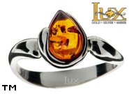 Jewellery SILVER sterling ring.  Stone: amber. TAG: ; name: R-A57; weight: 2.7g.