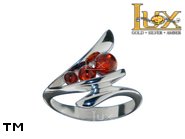 Jewellery SILVER sterling ring.  Stone: amber. TAG: ; name: R-A59; weight: 3.2g.